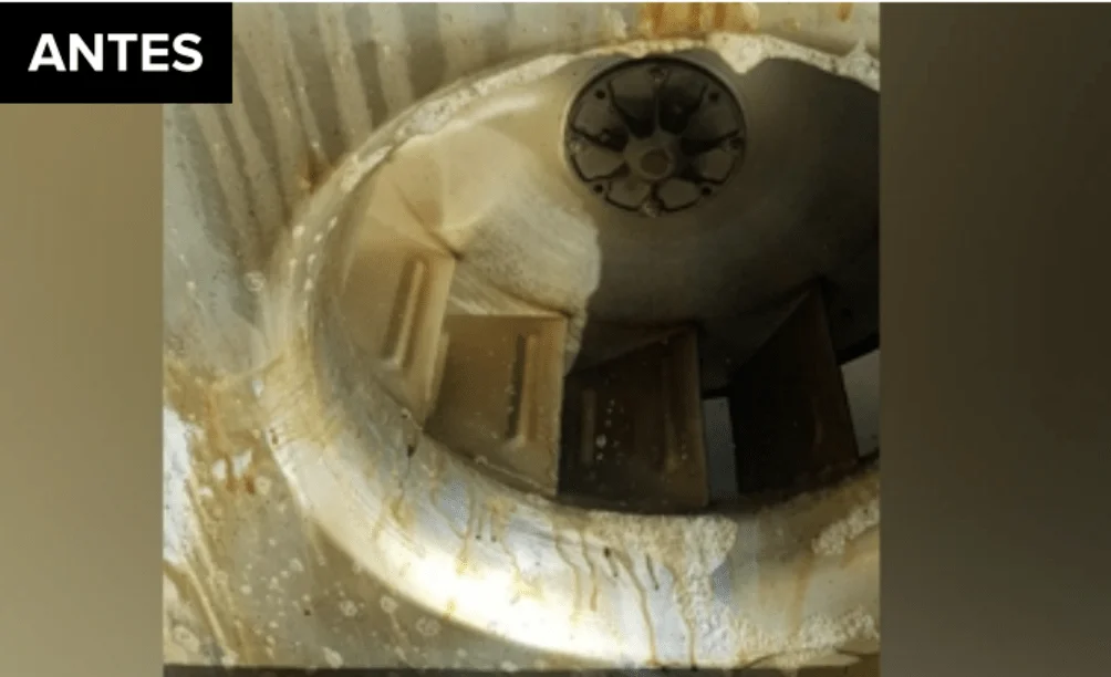 Extractor de cocina — antes